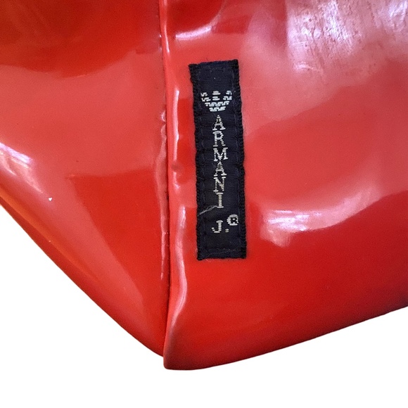 Armani Jeans Red Purse - Picture 6 of 7